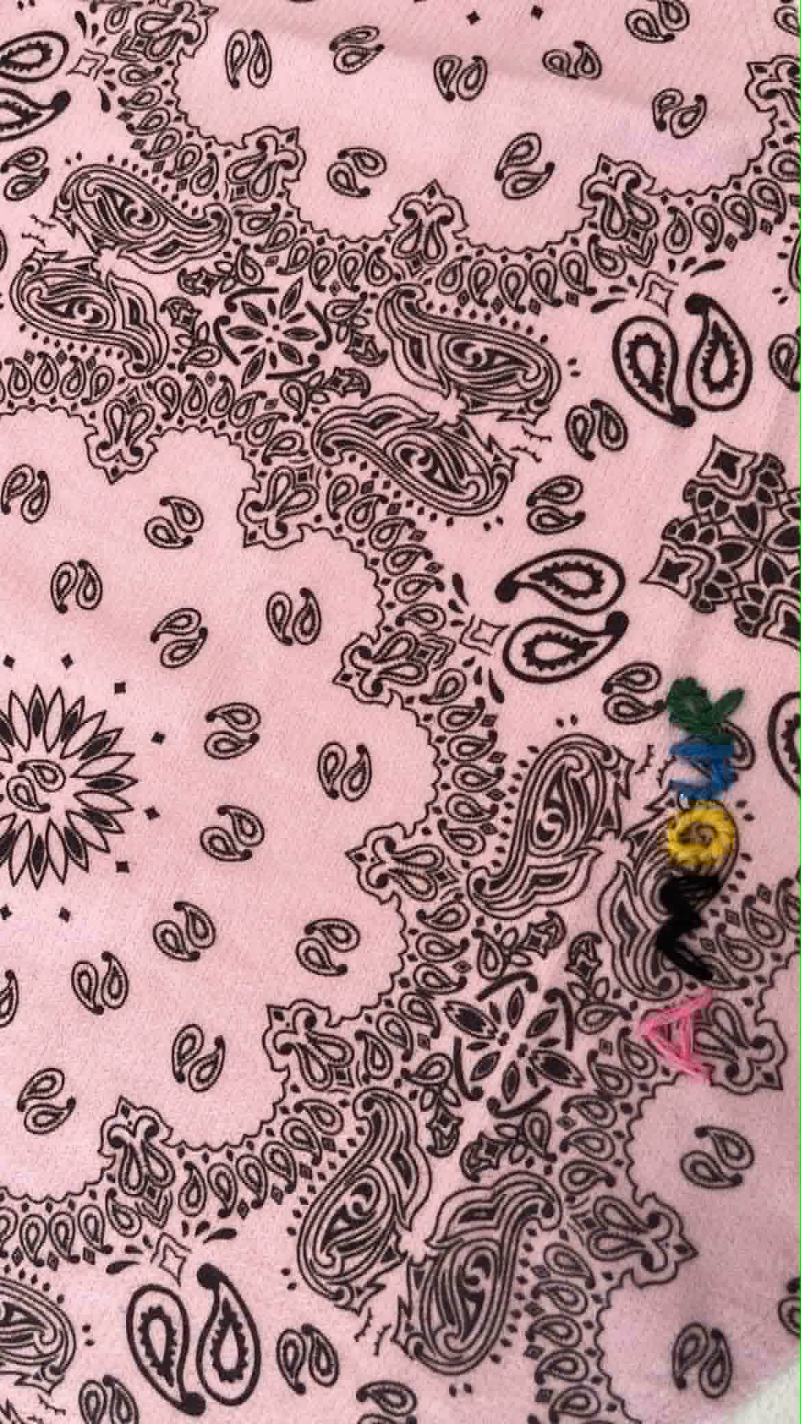 Foulard rose bandana AMOUR