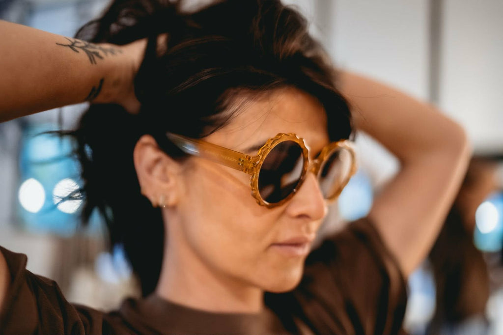 Lunettes Fleur Pêche