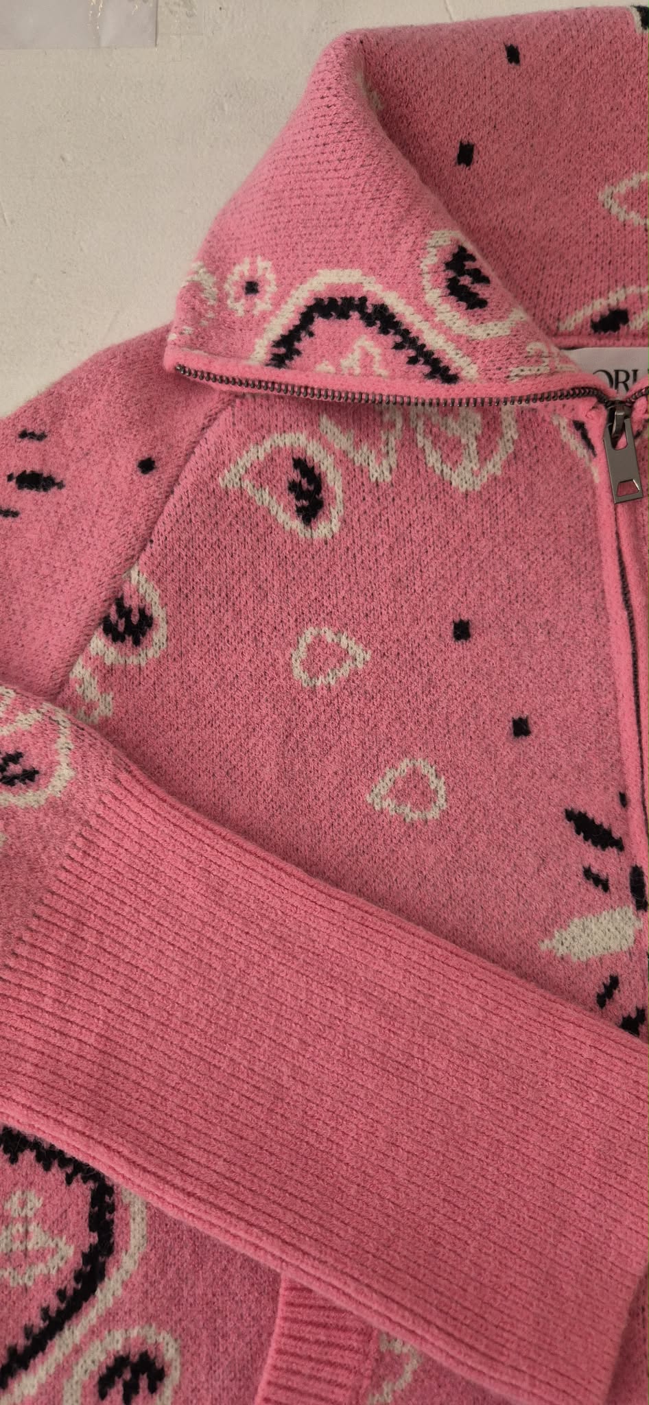 Gilet Bandana rose