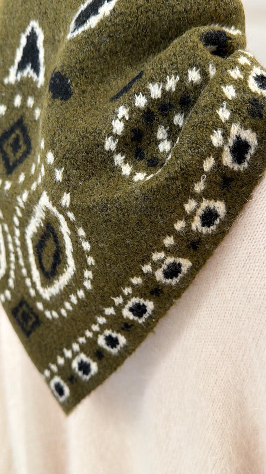 Foulard bandana Kaki