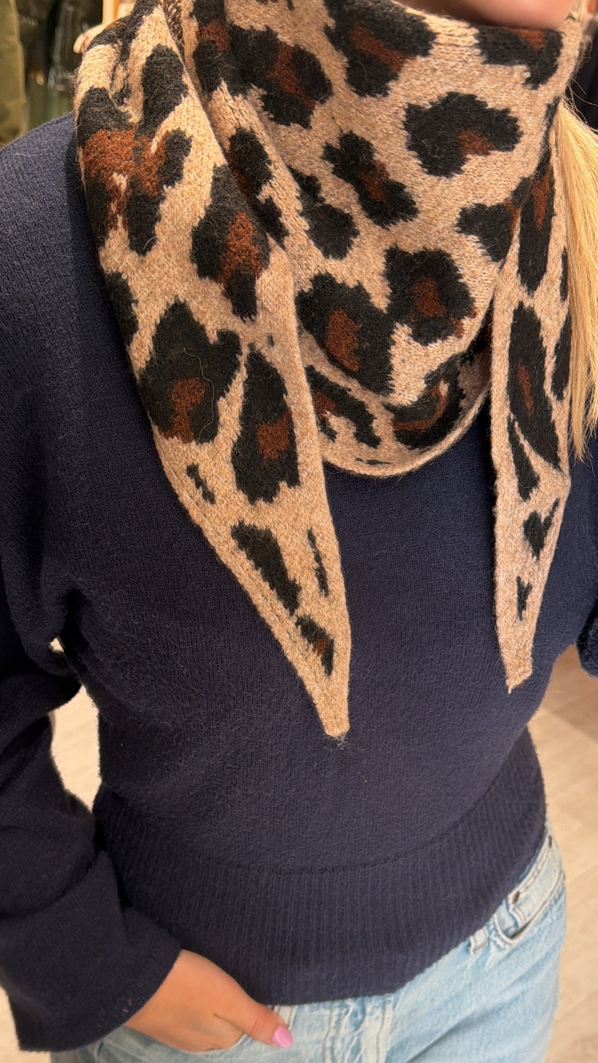 Foulard léopard