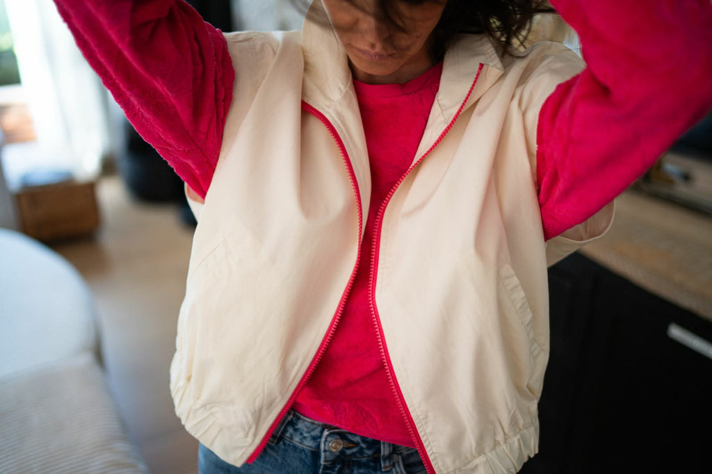 Veste sans manche Brune
