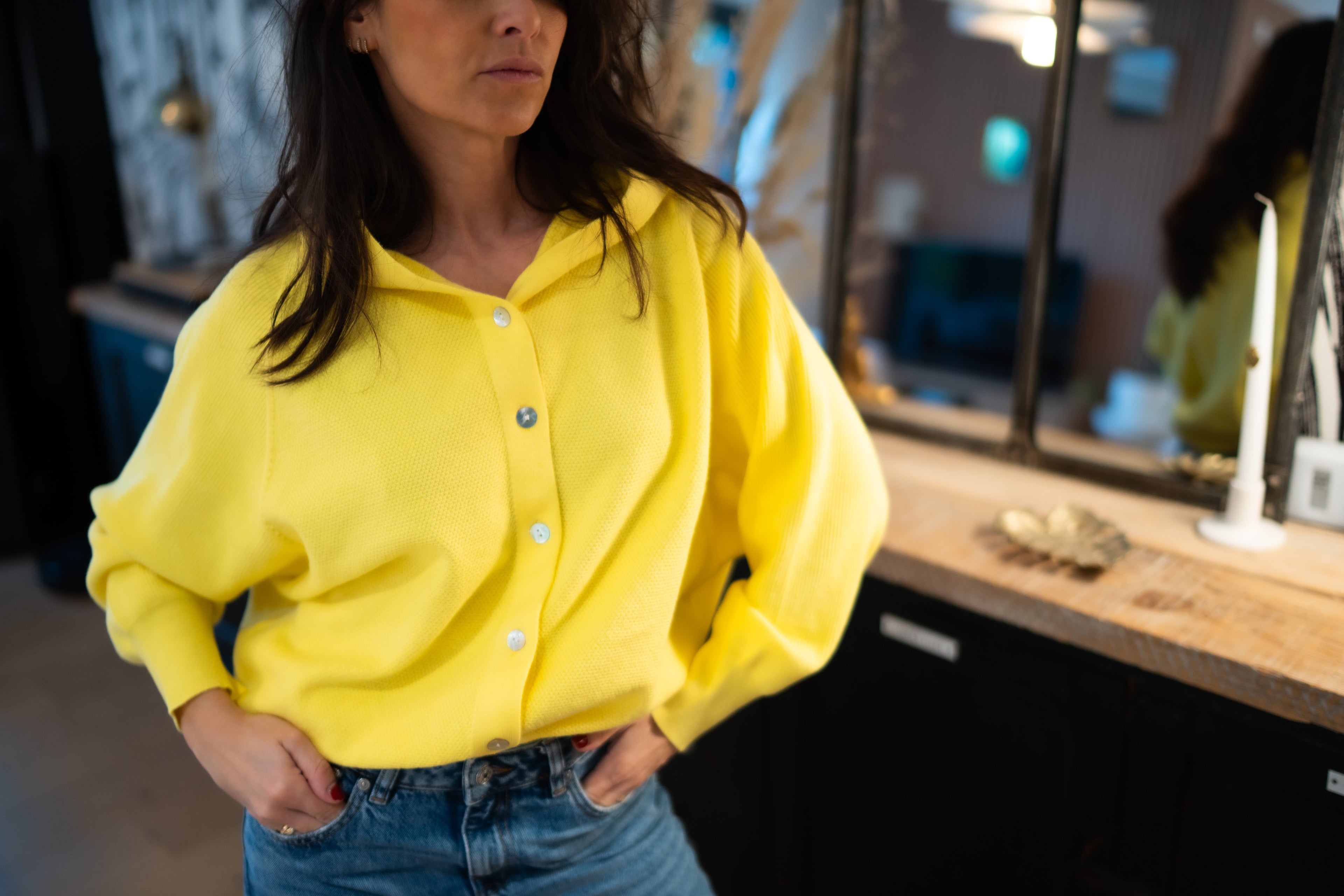 Gilet à capuche Yellow