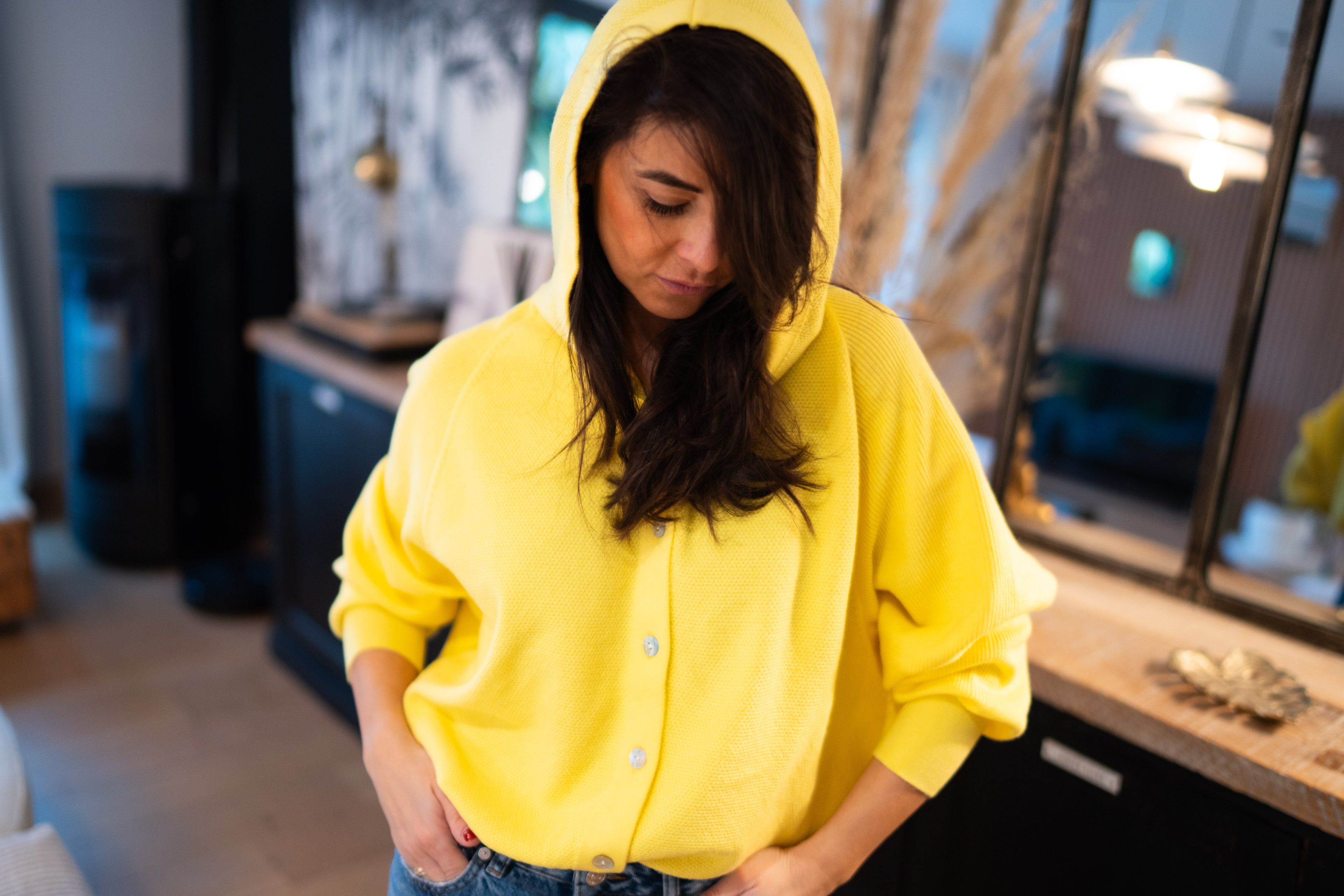 Gilet à capuche Yellow