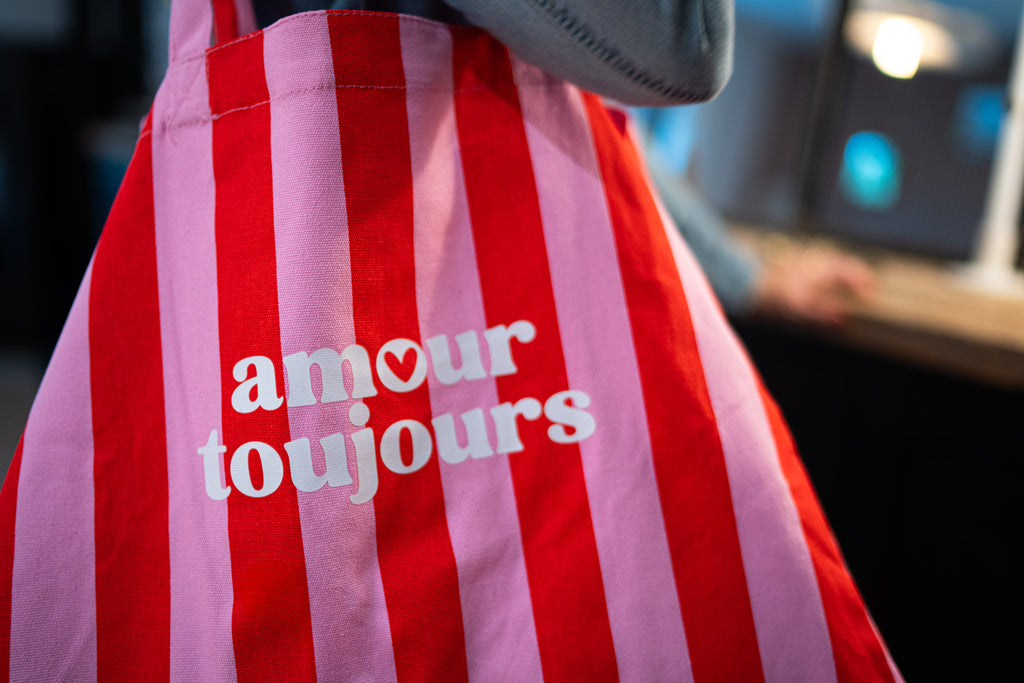 Cabas Amour Toujours Rose/ Rouge