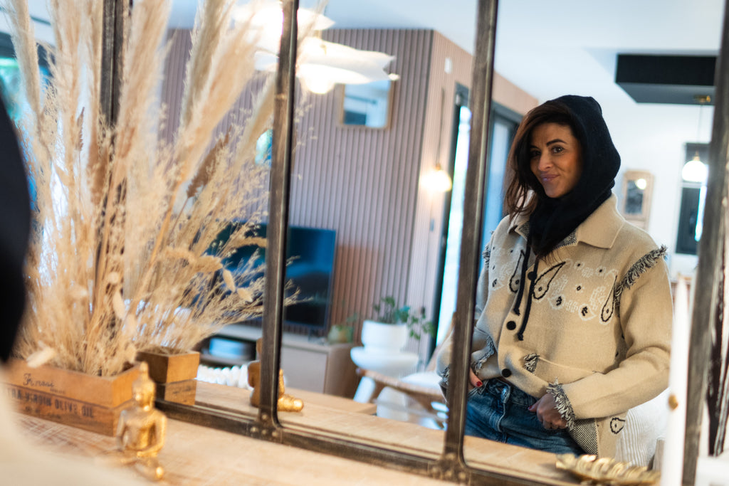 Veste Gilet Bandana Beige