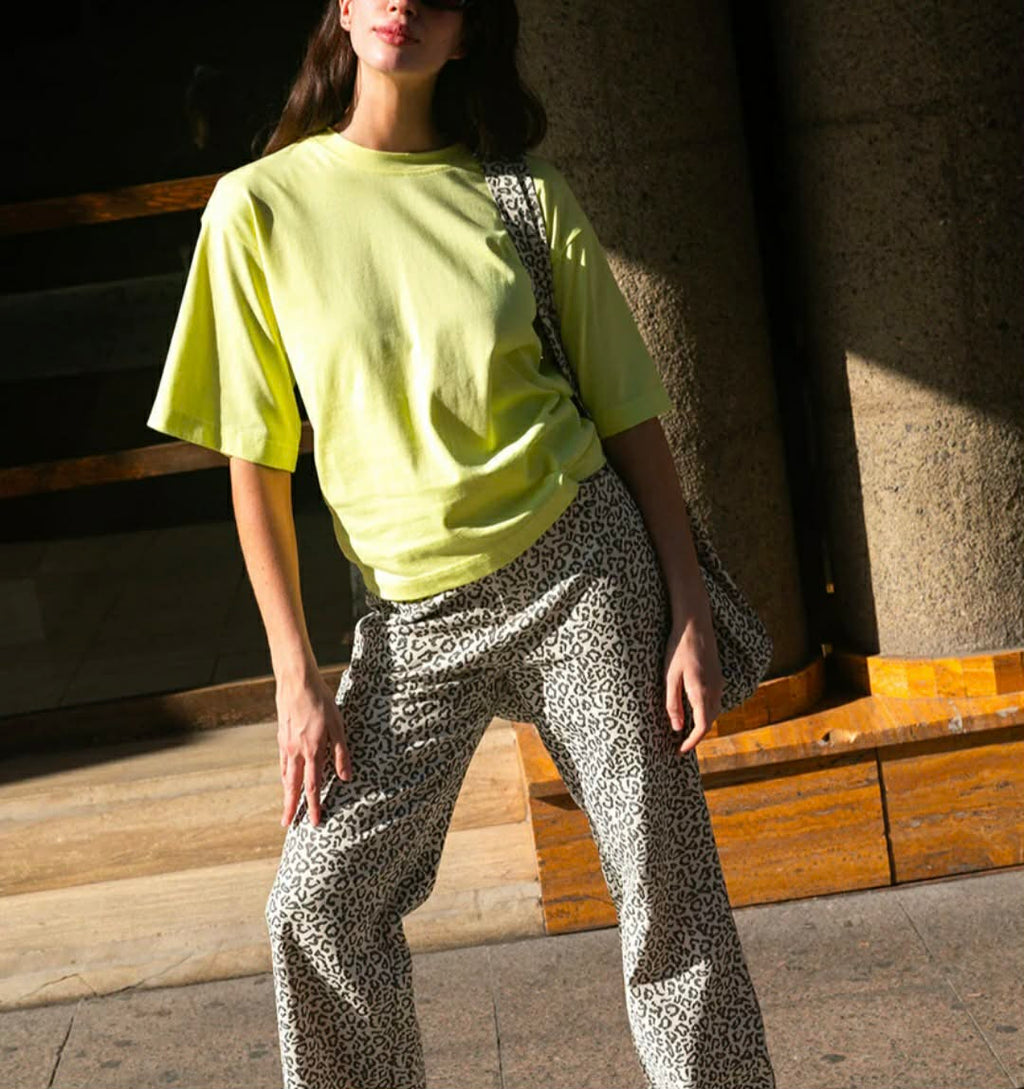 T shirt Dos nu Jaune