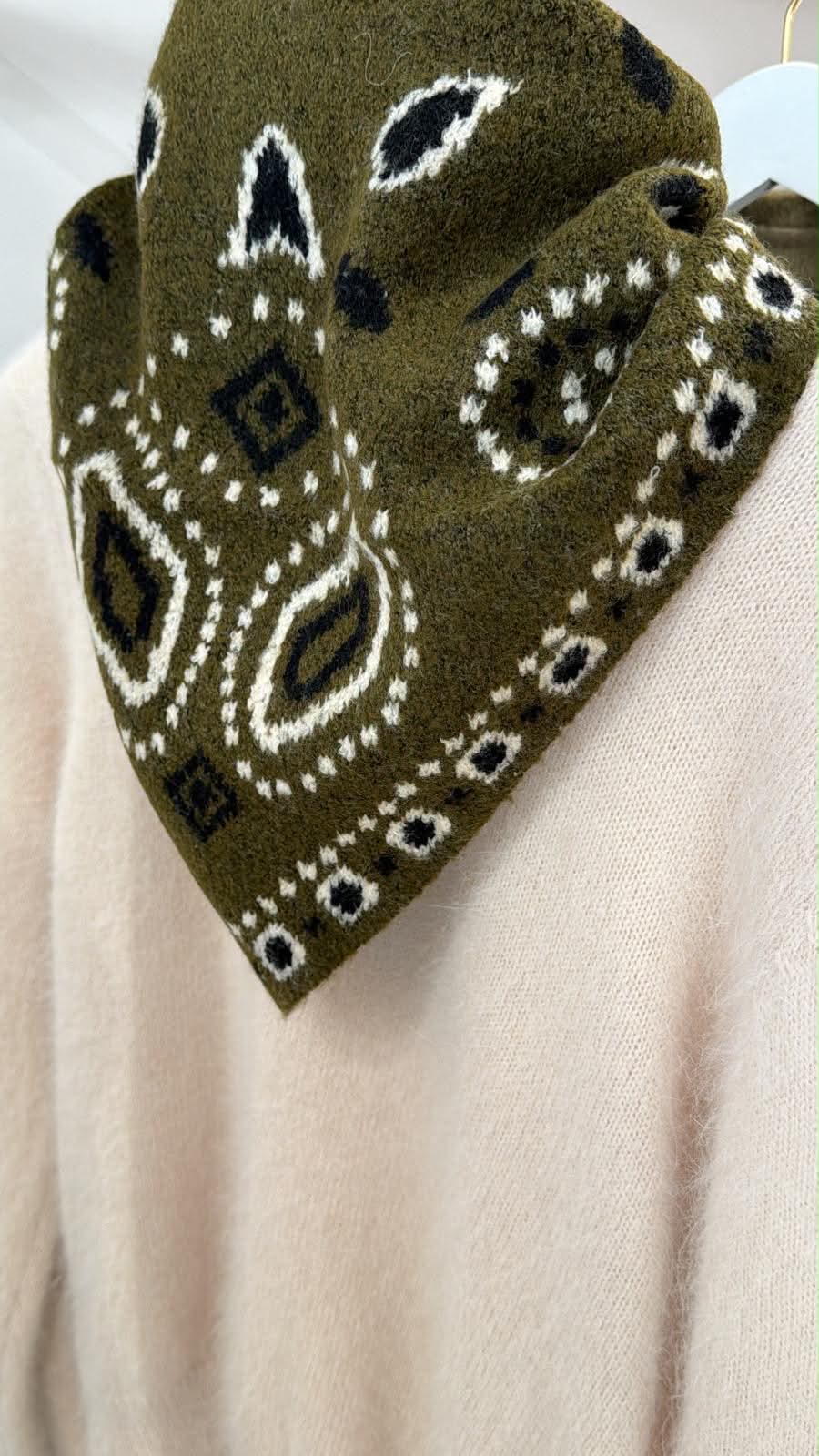 Foulard bandana Kaki