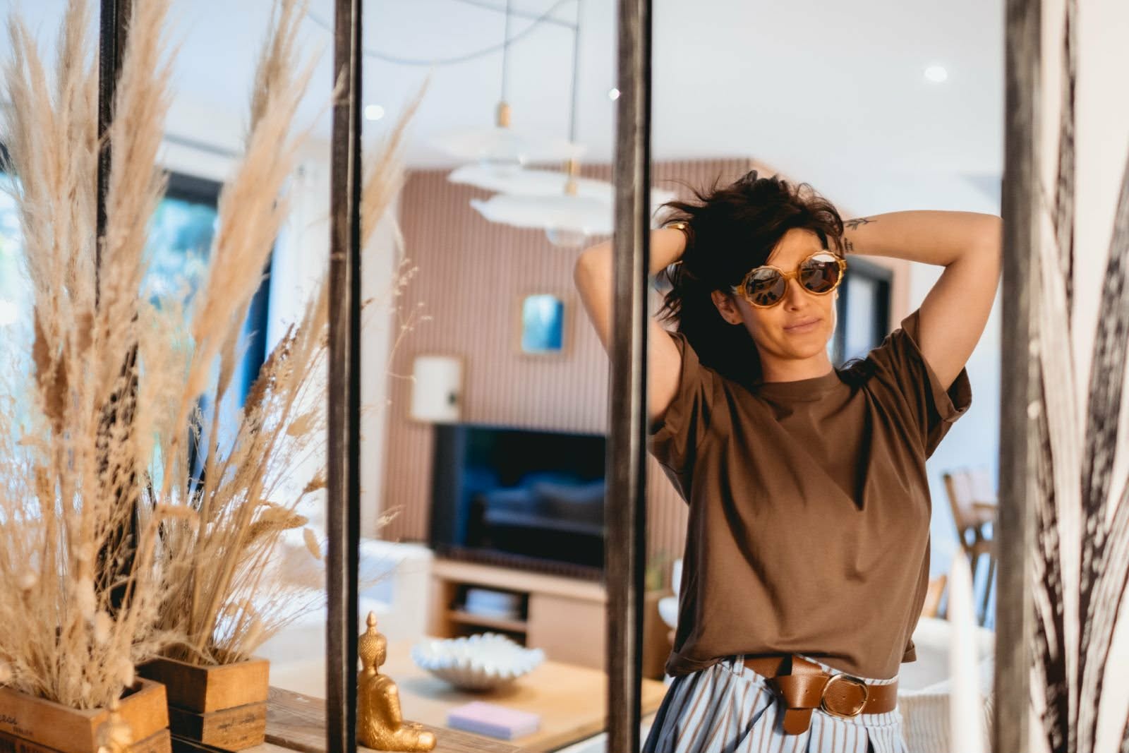 Lunettes Fleur Pêche