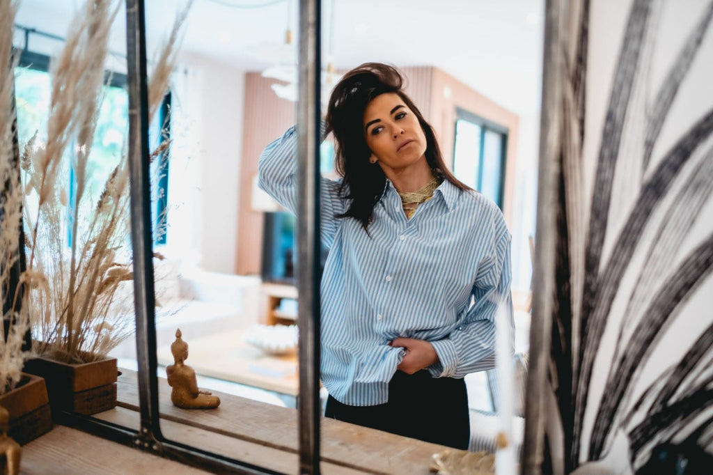 Chemise St Barth Bleue