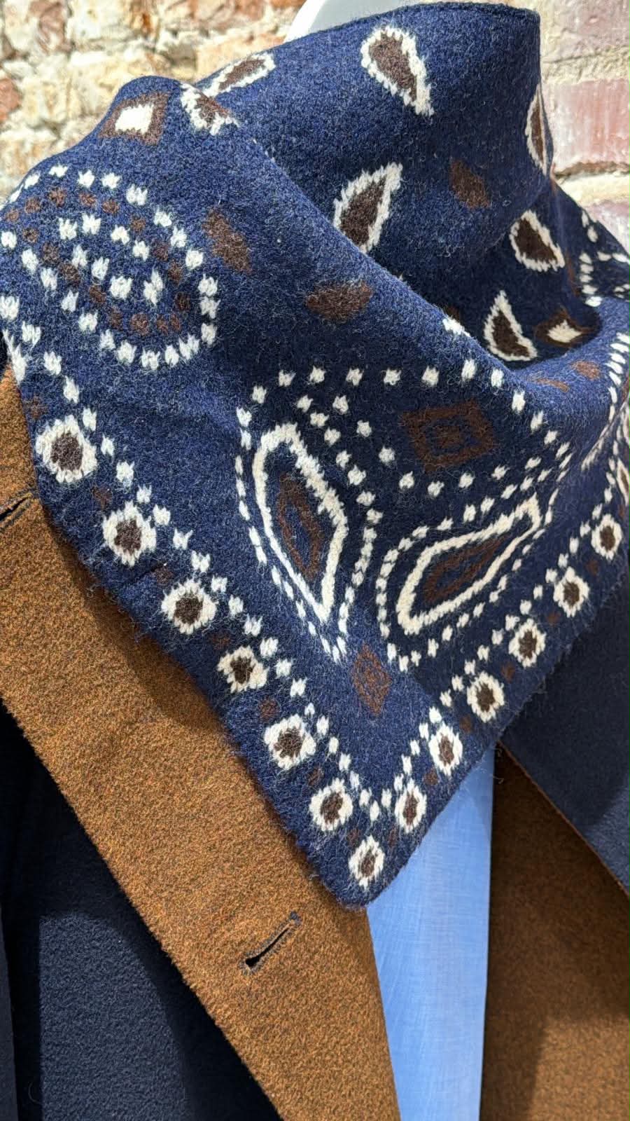 Foulard bandana marine