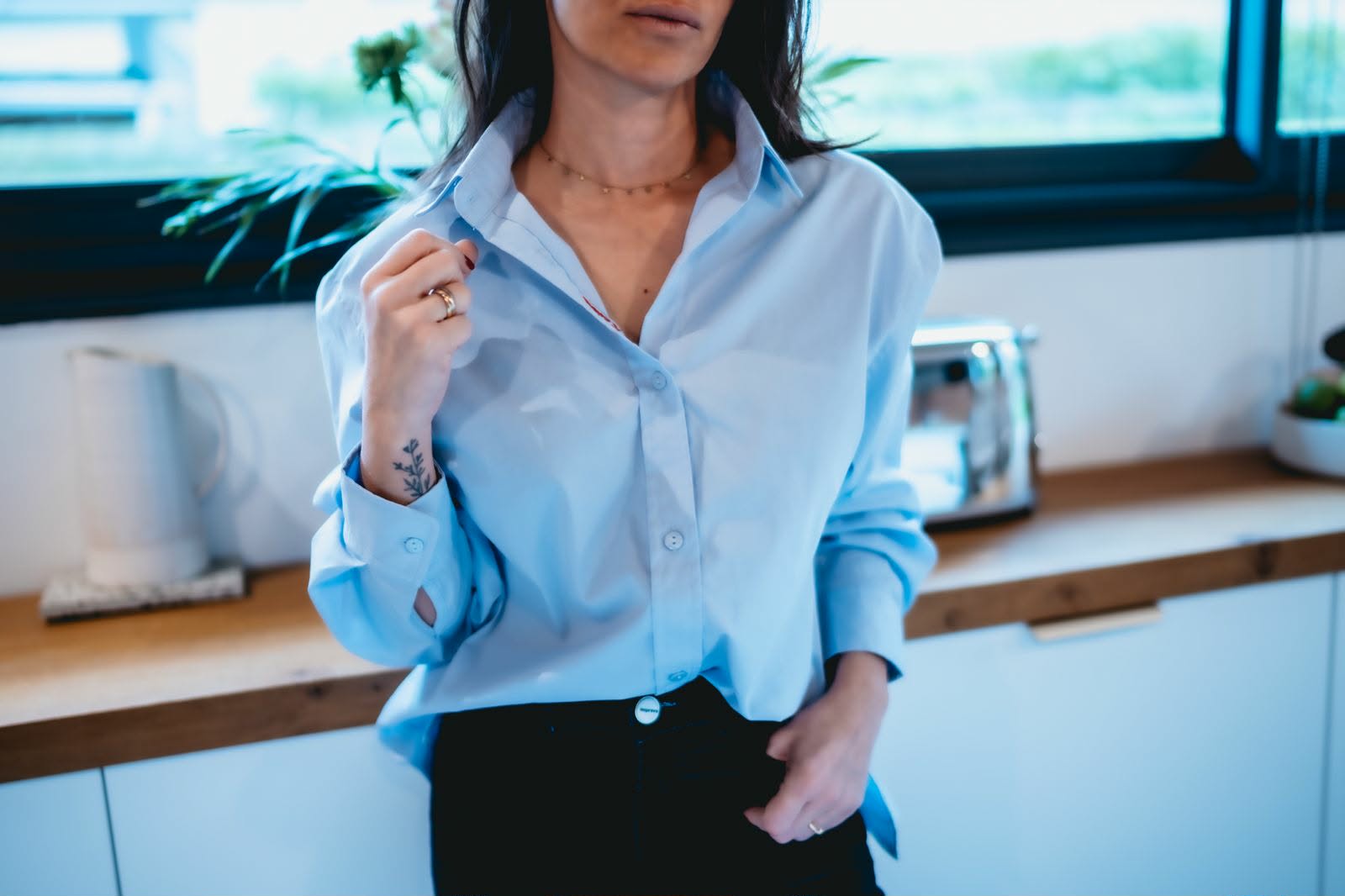 Chemise Je T'Adore Bleue