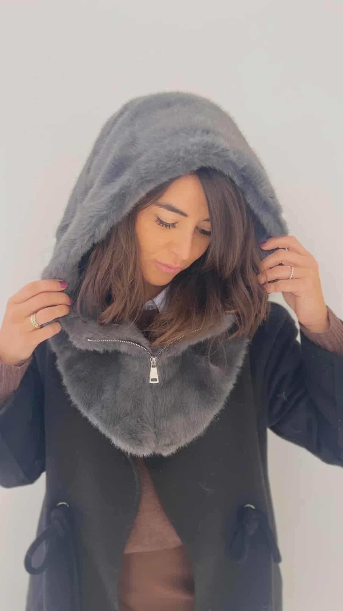 Cagoule / capuche fausse fourrure