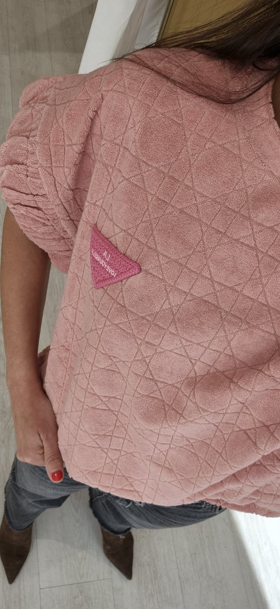 T shirt éponge Rose