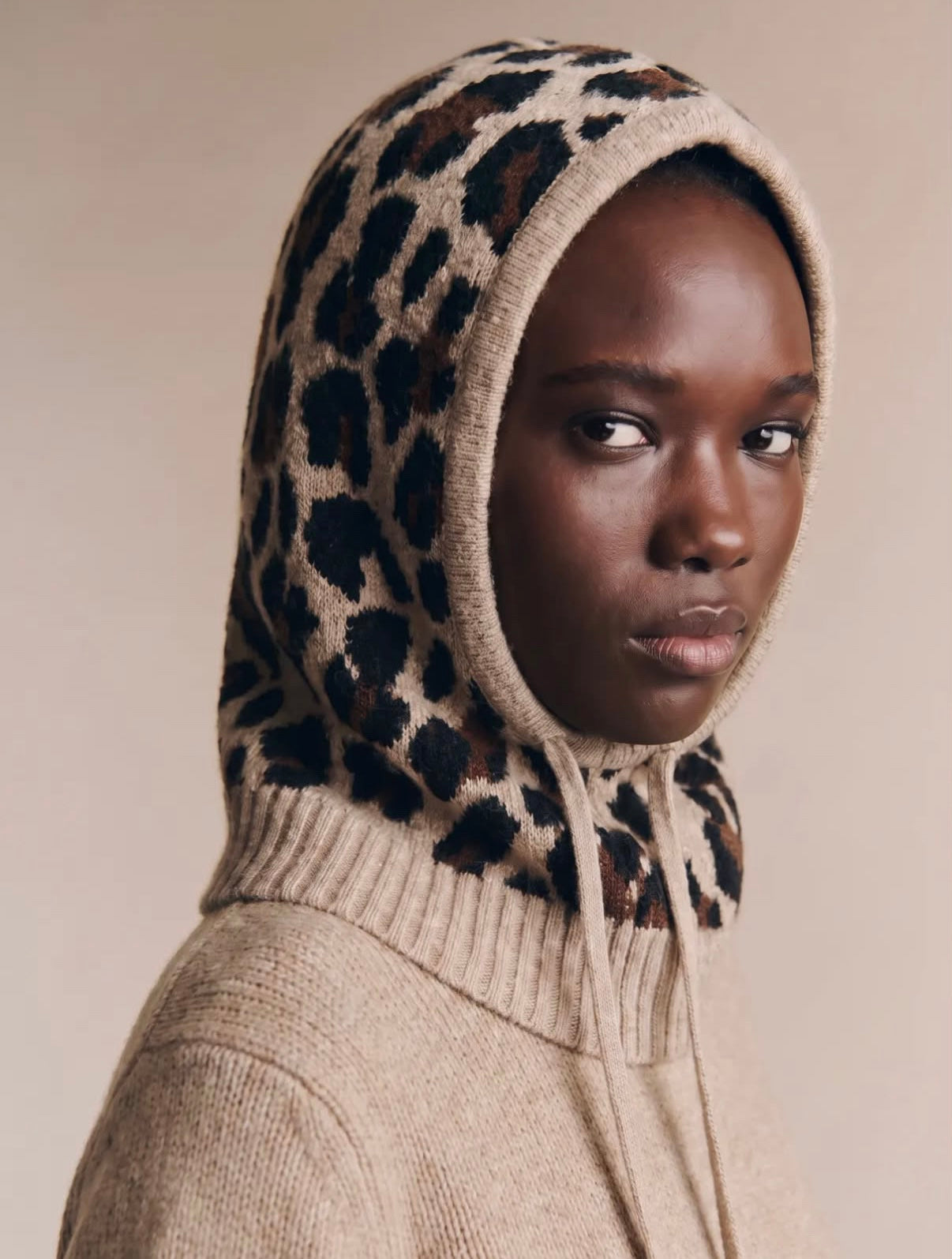 Cagoule léopard