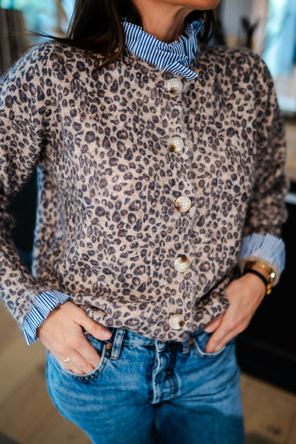 Gilet léopard