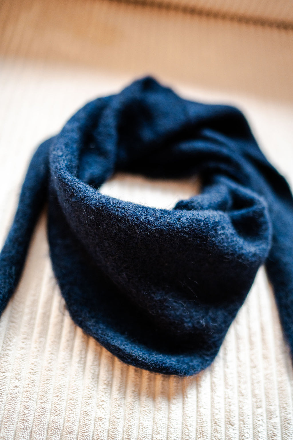 Foulard en laine Marine