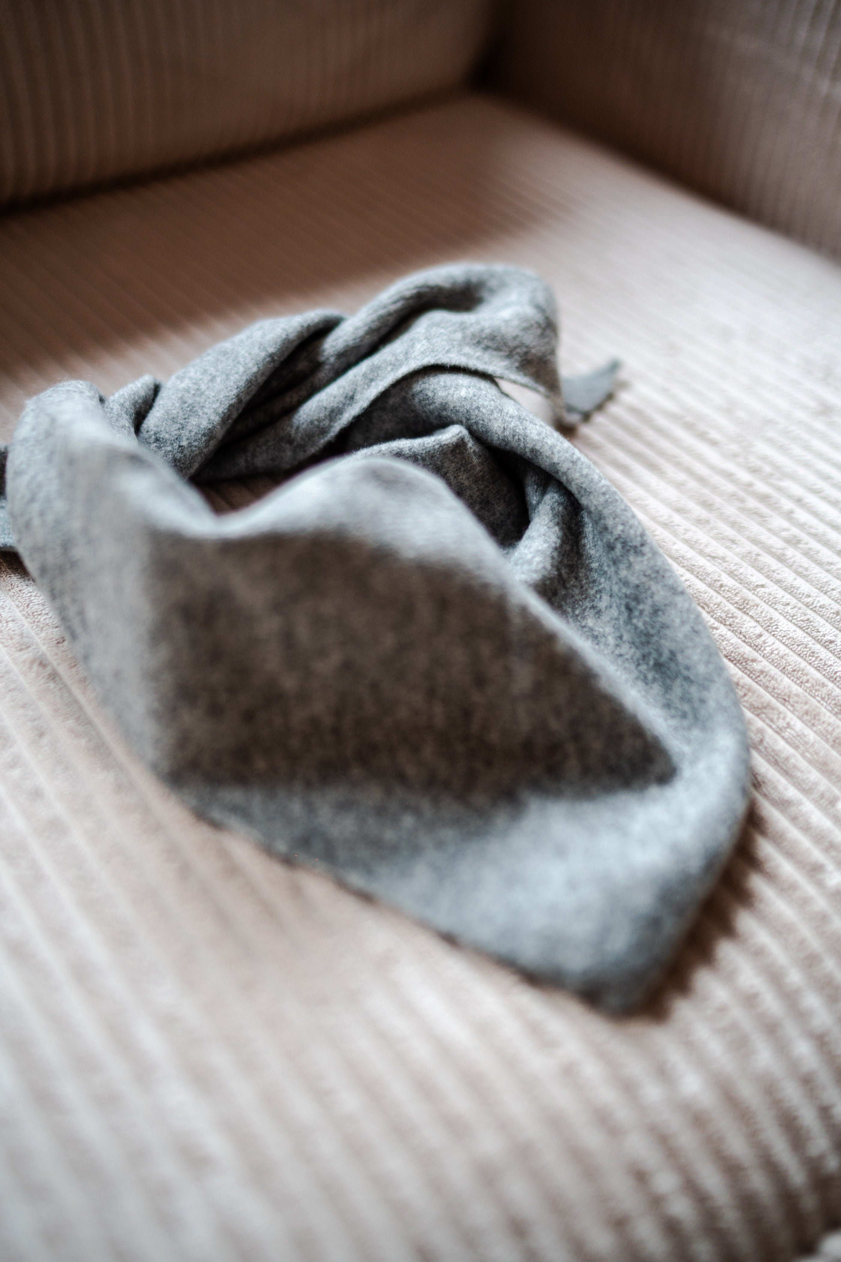 Foulard en laine Gris
