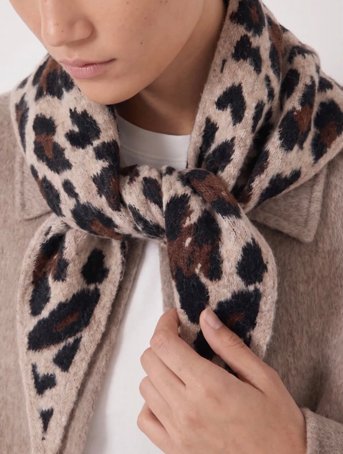 Foulard léopard