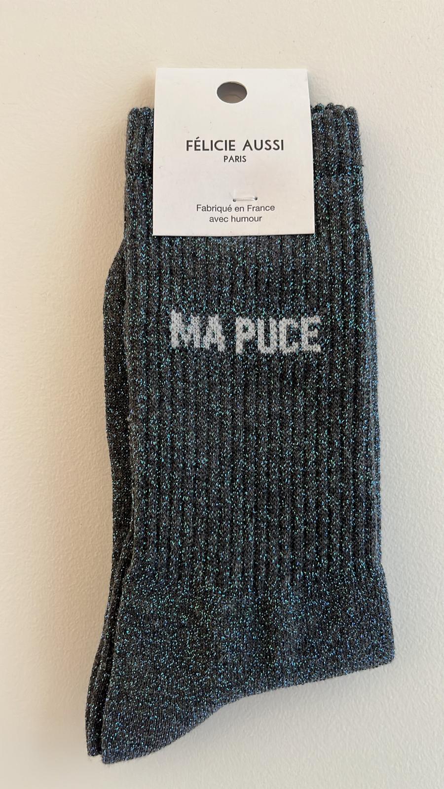 Chaussettes à paillettes MA PUCE