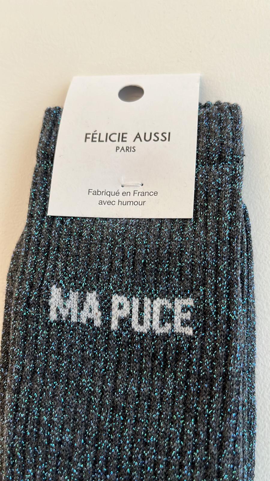 Chaussettes à paillettes MA PUCE