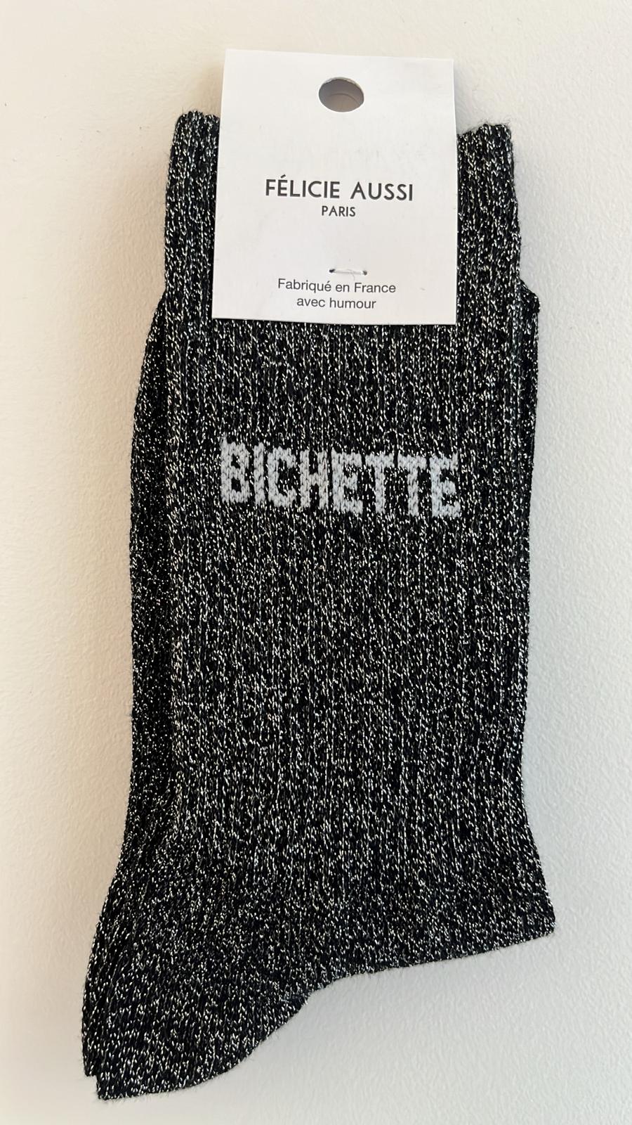 Chaussettes à paillettes BICHETTE