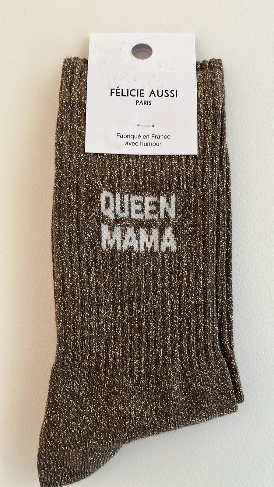 Chaussettes à paillettes QUEEN MAMA