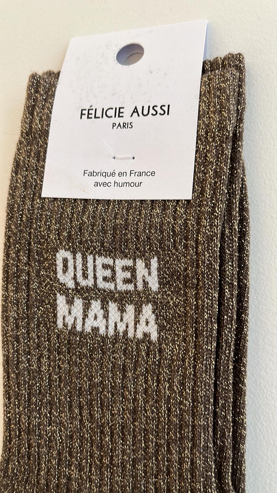 Chaussettes à paillettes QUEEN MAMA