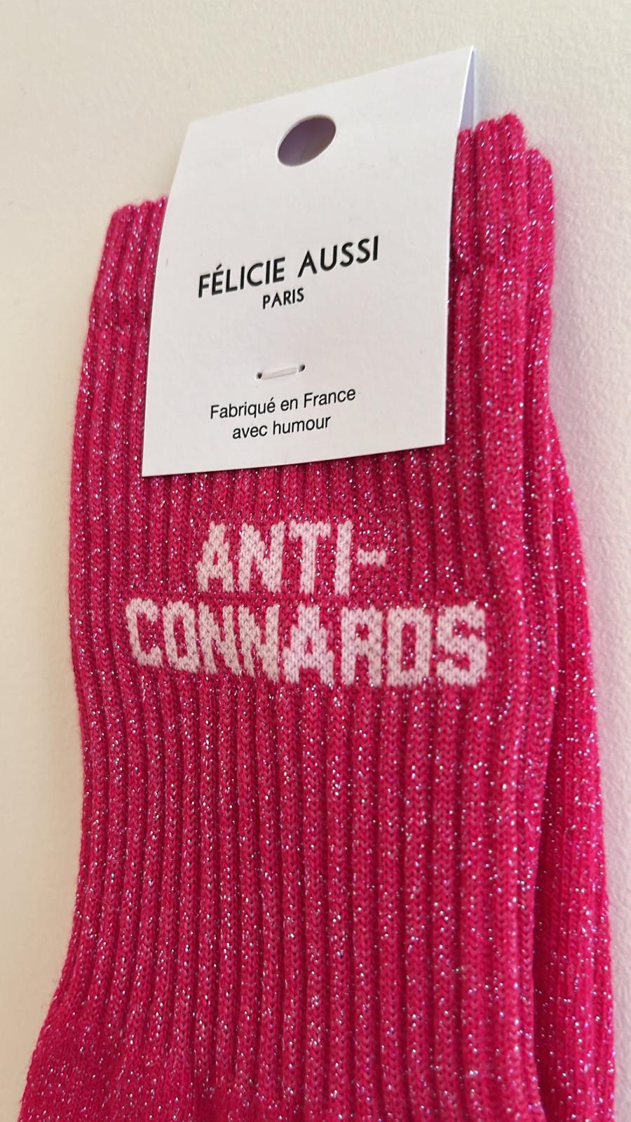 Chaussettes à paillettes ANTI CONNARDS