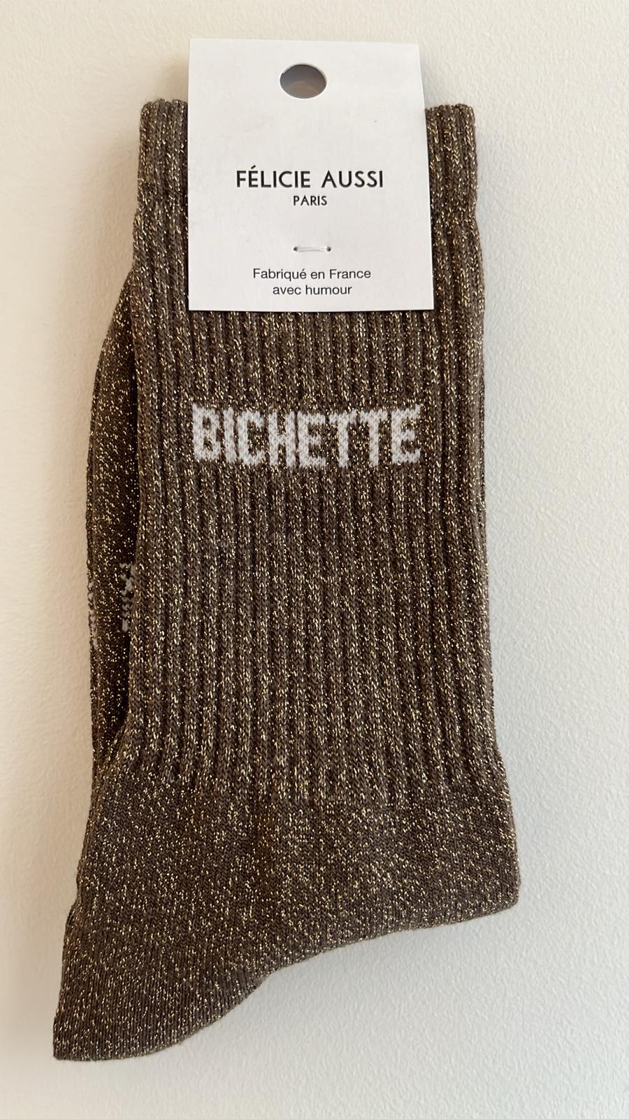 Chaussettes à paillettes BICHETTE