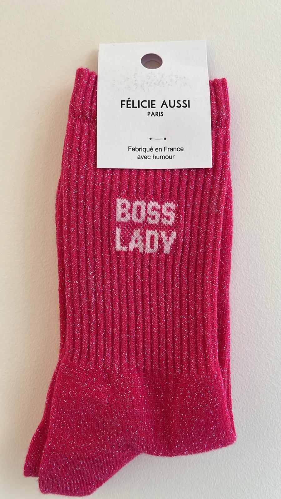 Chaussettes à paillettes BOSS LADY
