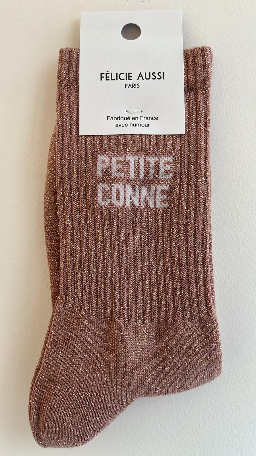 Chaussettes à paillettes PETITE CONNE