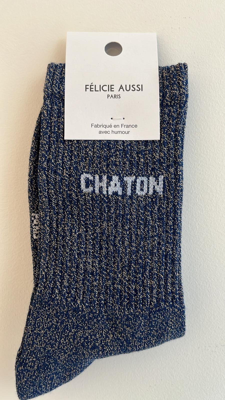 Chaussettes à paillettes CHATON