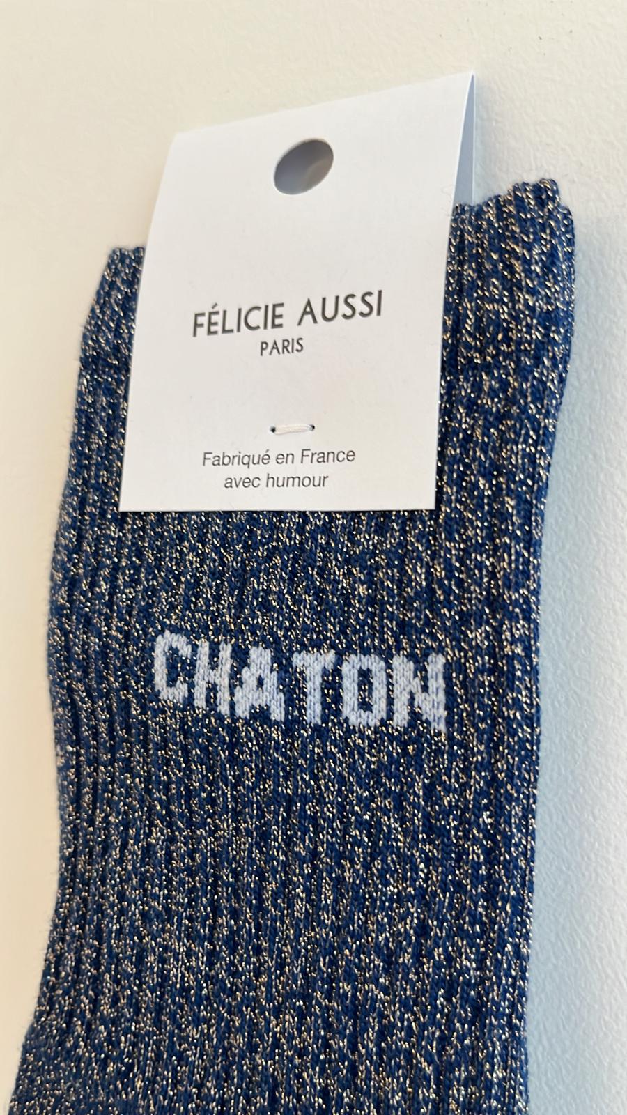 Chaussettes à paillettes CHATON