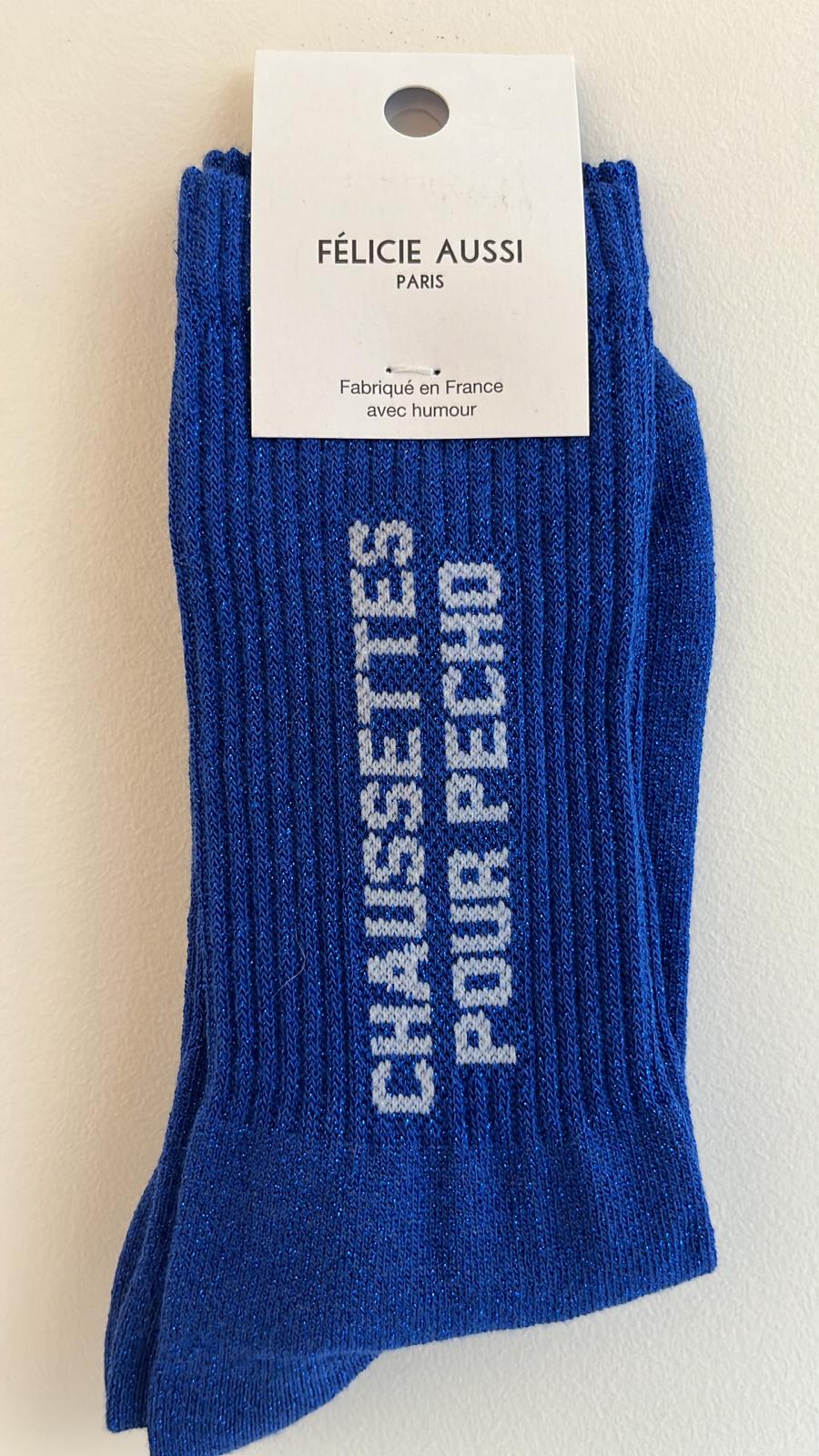 Chaussettes à paillettes POUR PECHO