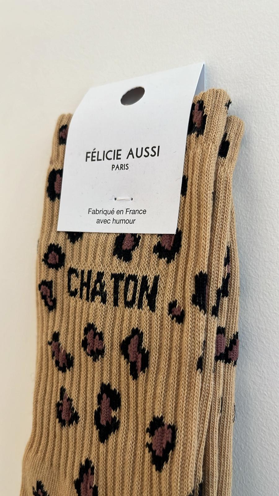 Chaussettes léopard CHATON
