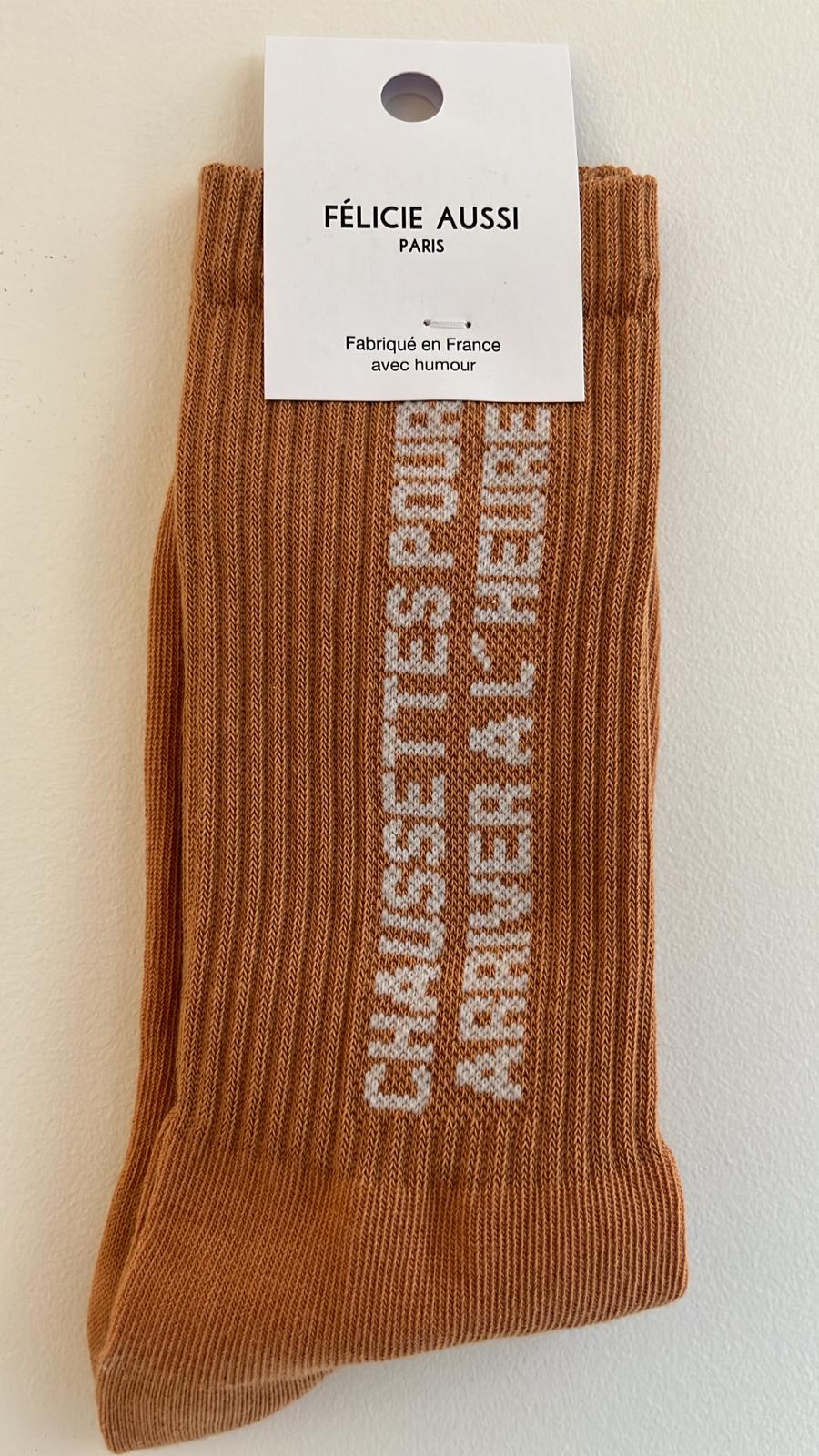 Chaussettes POUR ARRIVER A L'HEURE