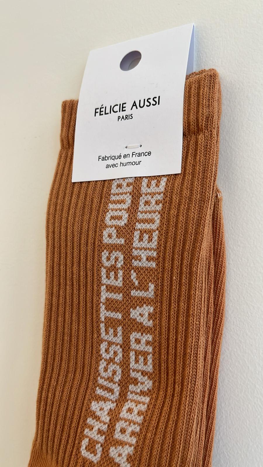 Chaussettes POUR ARRIVER A L'HEURE