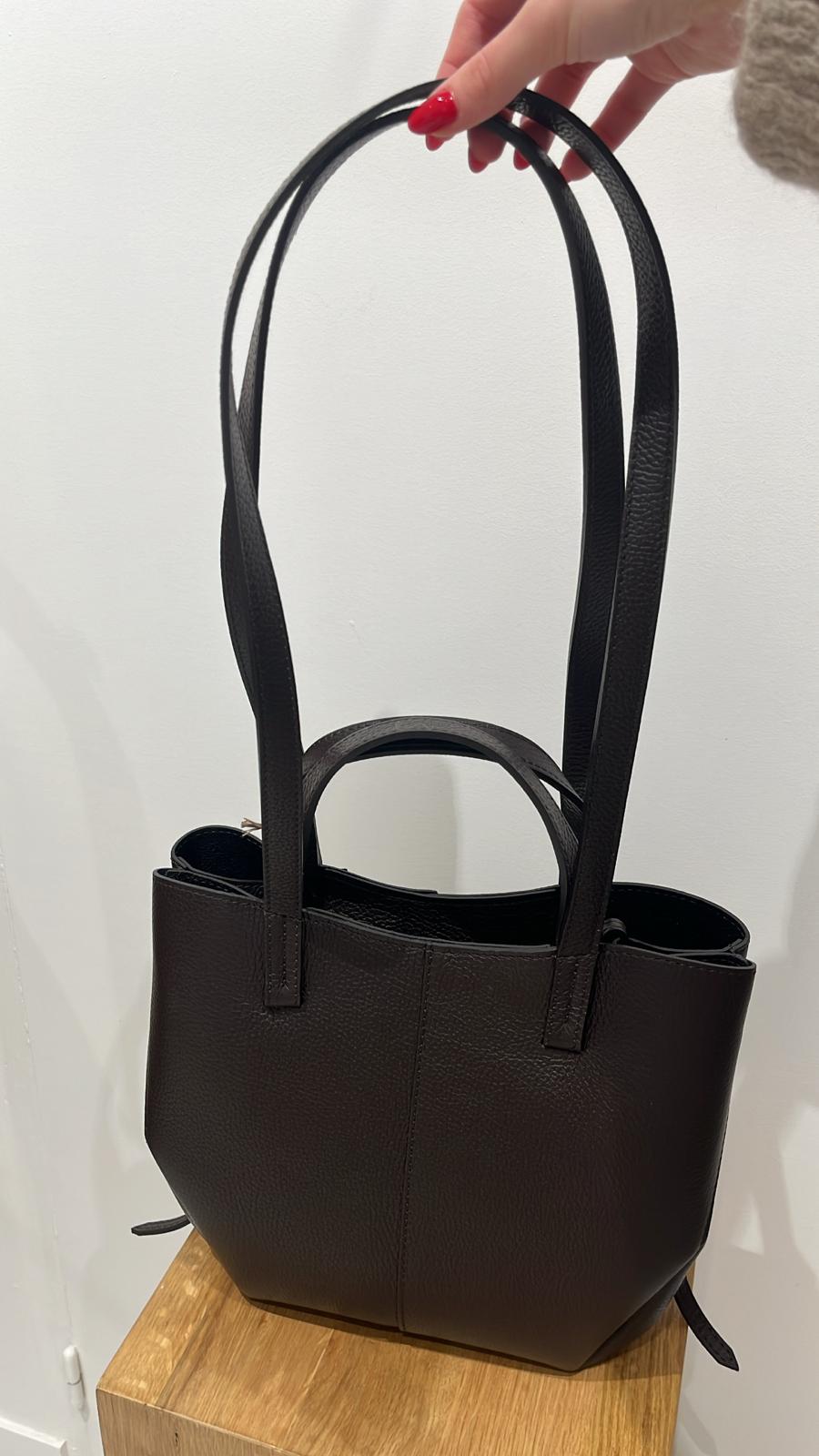 Sac Cuir Chocolat