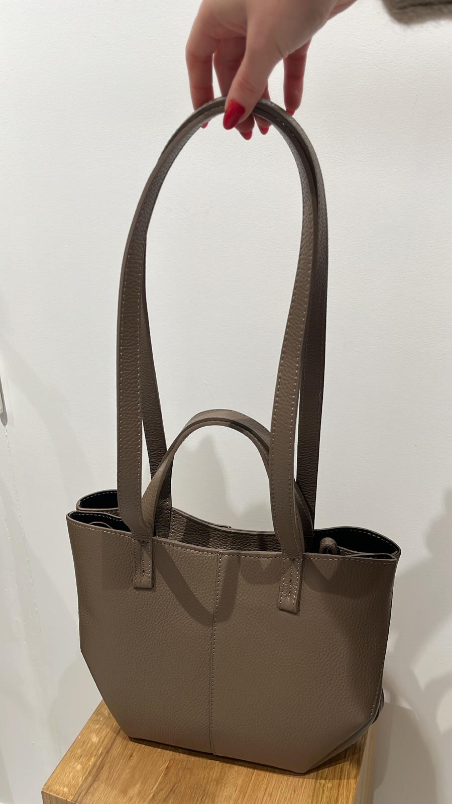 Sac Cuir Taupe