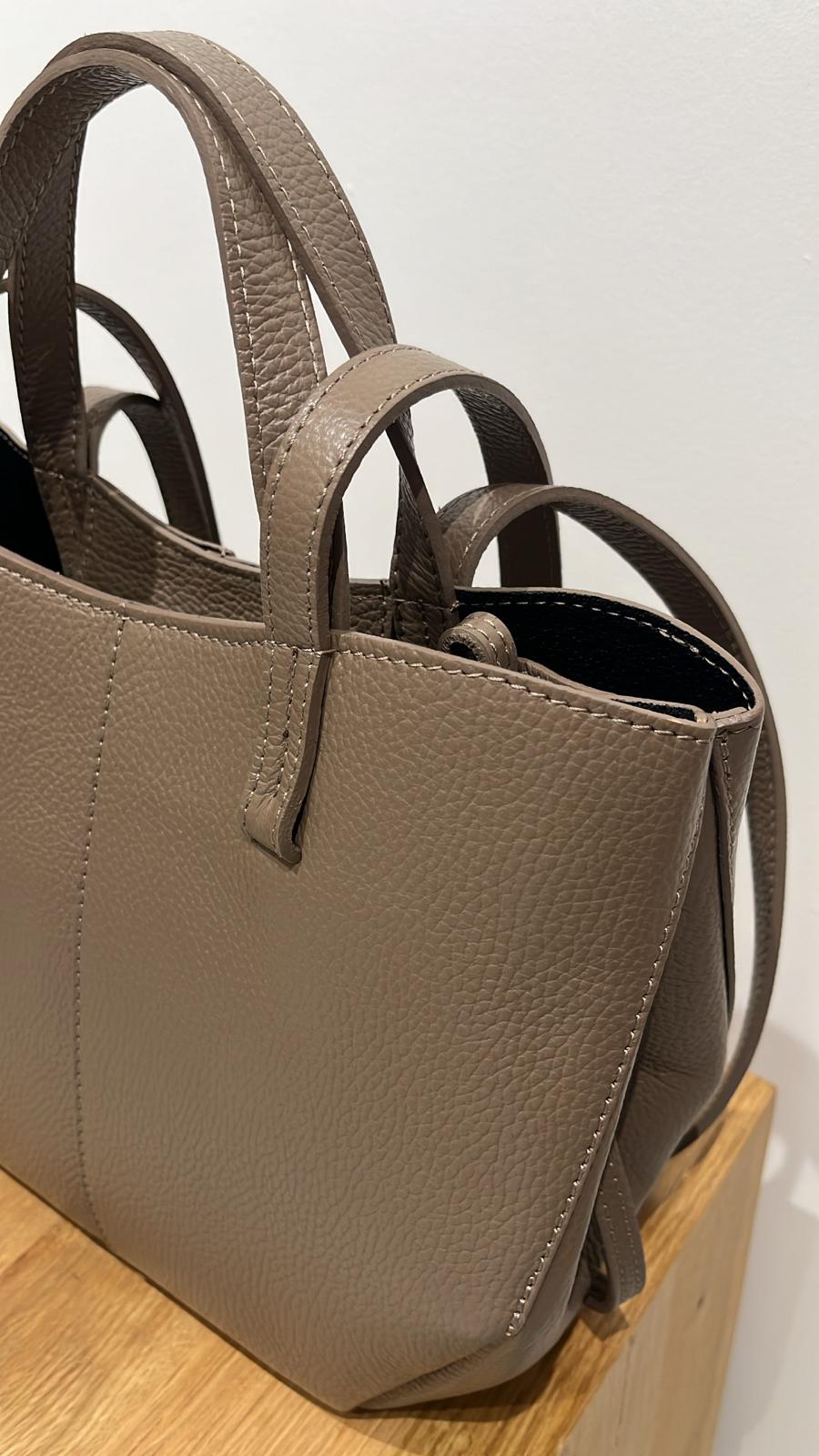 Sac Cuir Taupe
