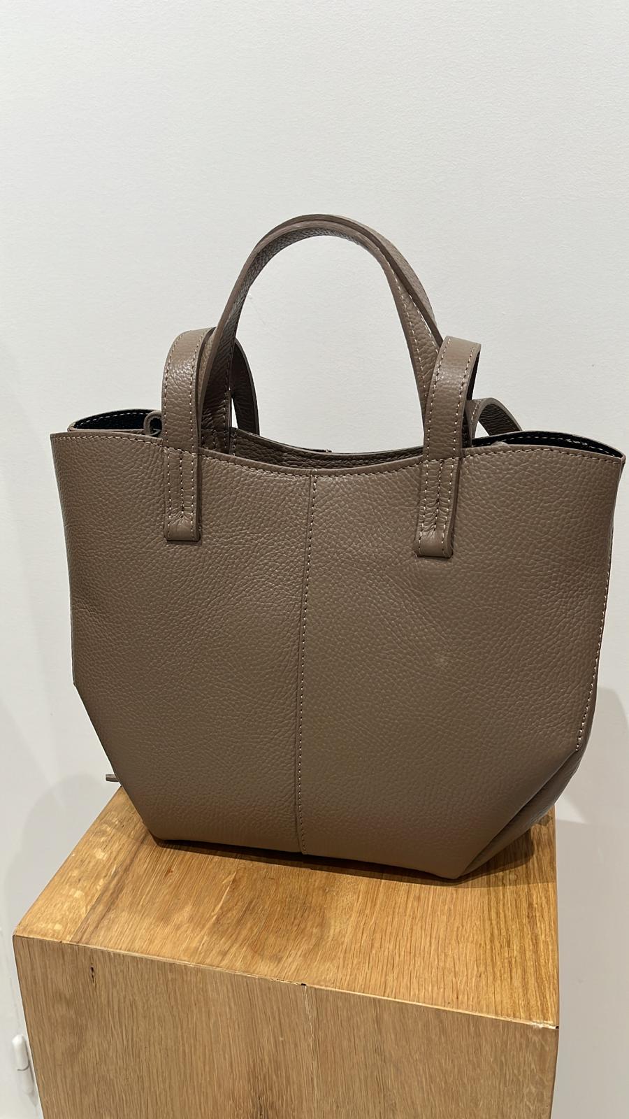 Sac Cuir Taupe