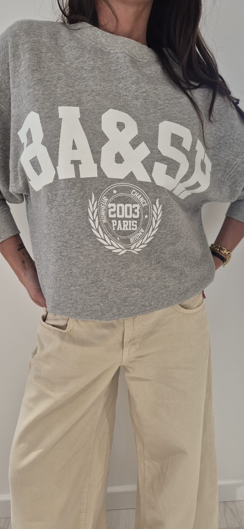 Sweat Ba&sh gris