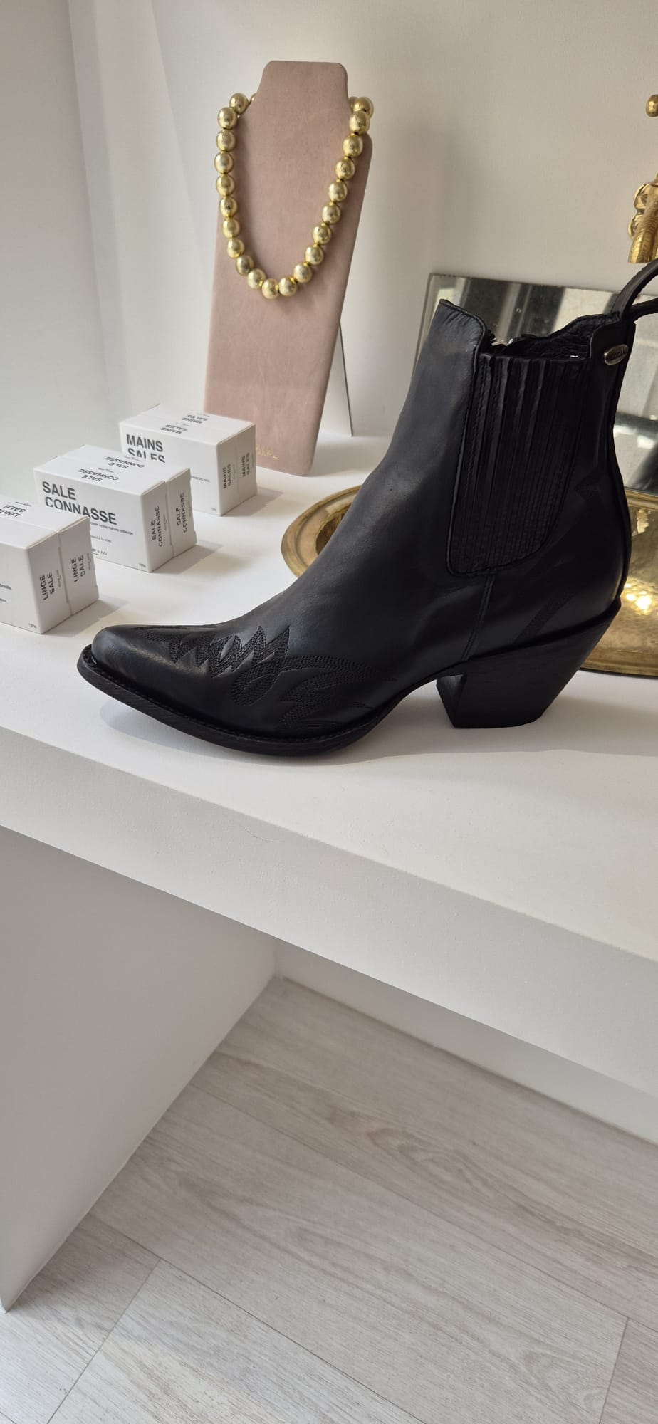 Boots Noirs Mexicana