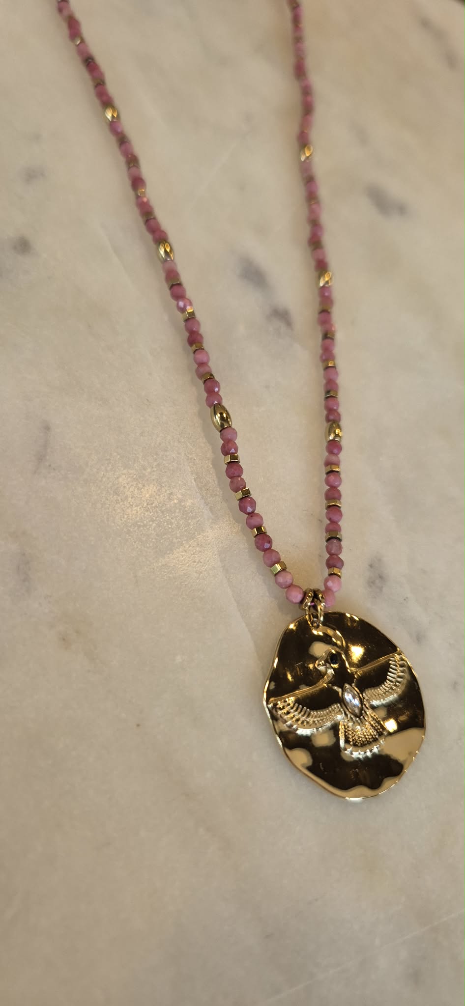 Collier Eagle rose