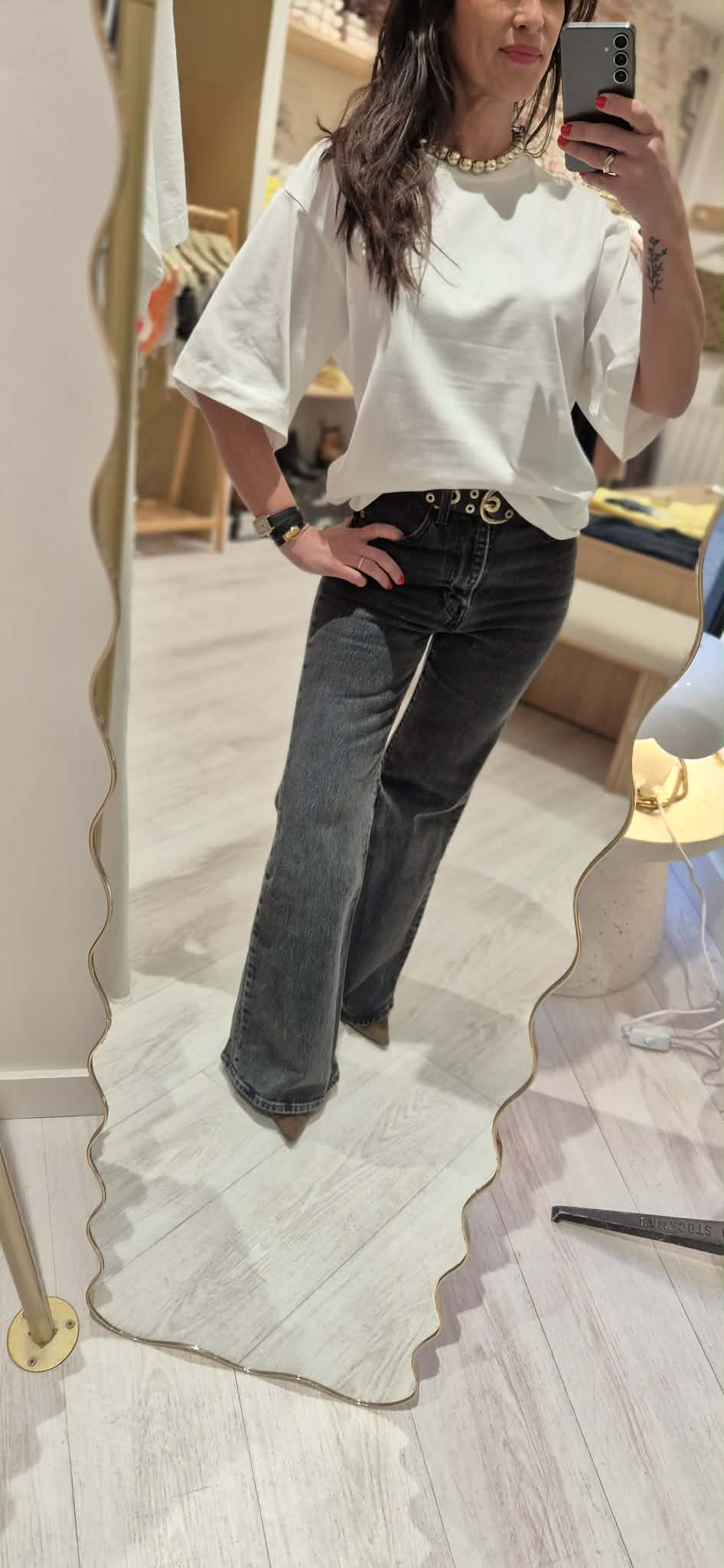 T shirt Dos nu Blanc